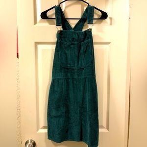 Corduroy overall dress